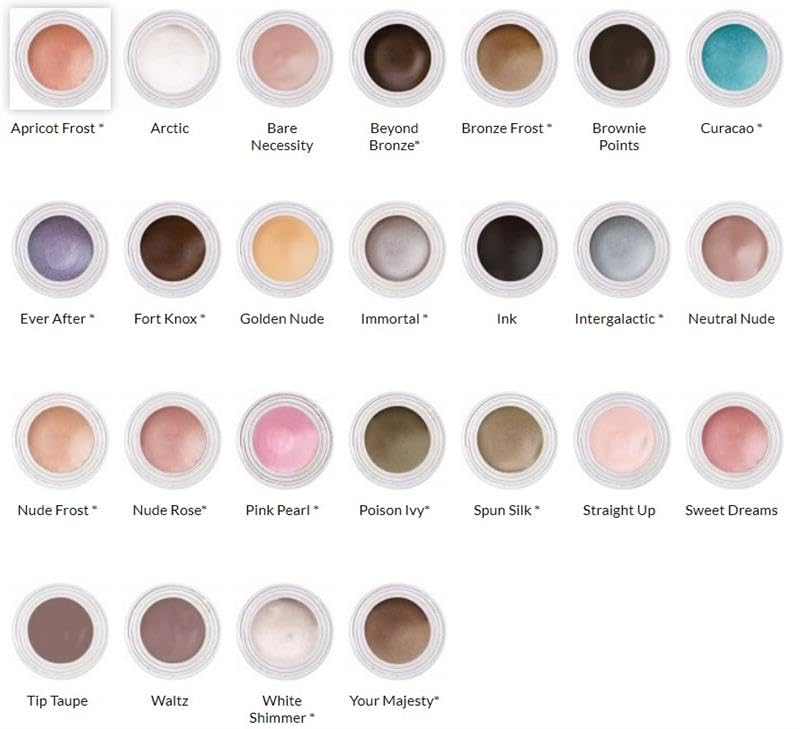 Jolie Waterproof Indelible Creme Eye Shadow 3g (Ever After) - Frosted