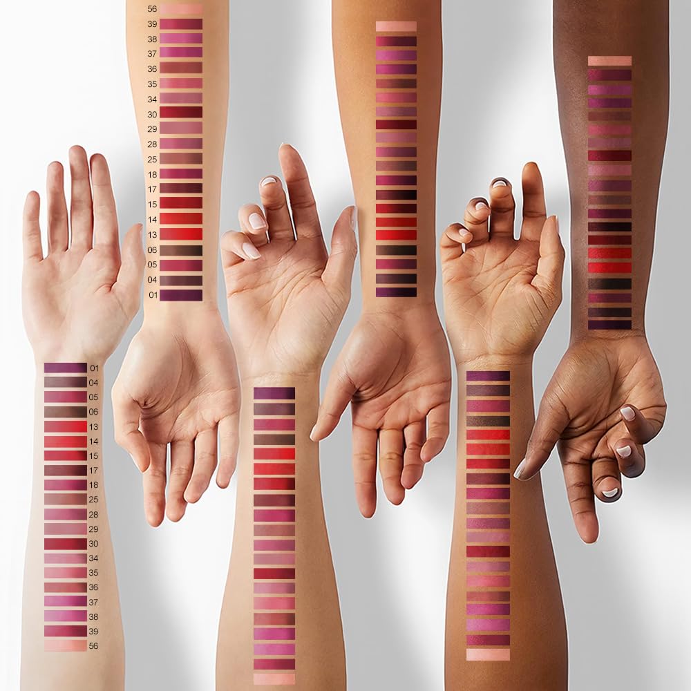 Kaely 2-in-1 Matte Lipstick and Lip Liner, Liquid Lip Stain Makeup for women Long Lasting Waterproof Smudge Proof, labiales matte mate larga duracion listip 24 hours originales, 35 Mauve Pink