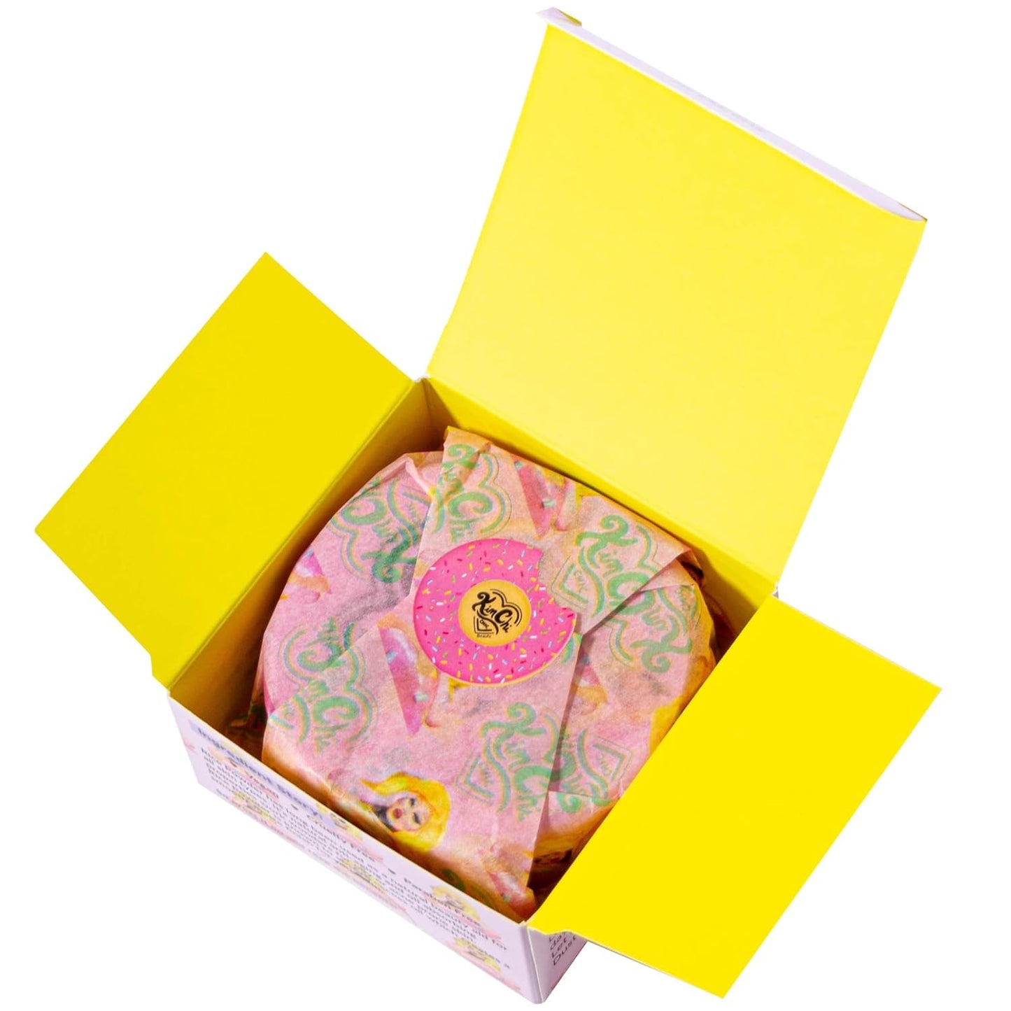 Kimchi Chic Beauty Puff Puff Pass Set and Bake Setting Powder for Makeup, Extra Fluffy Loose Face Powder Poof, Soft Natural Face Makeup for Uneven Skin Tone, 08 Chocolate