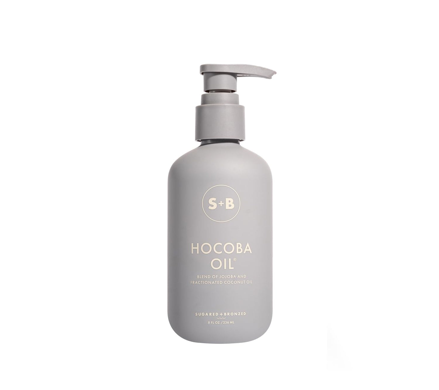 SUGARED + BRONZED Hocoba Oil® – Hydrating & Nourishing Body Oil with Jojoba & Coconut, Lightweight, Non-Greasy Formula for All Skin Types. Perfect Daily Moisturizing (8 fl oz)