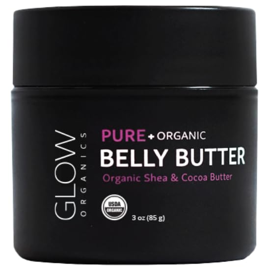 100% Organic Belly Butter, Prevents Stretch Marks and Firms Skin