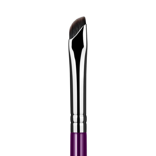 Eyeliner Brush, EIGSHOW Sickle Angled Gel Eyeliner Makeup Brush for Precise Eye Liner, Eyebrow, Eyelid with Ultra Thin Vegan Bristles (E865 Purple)