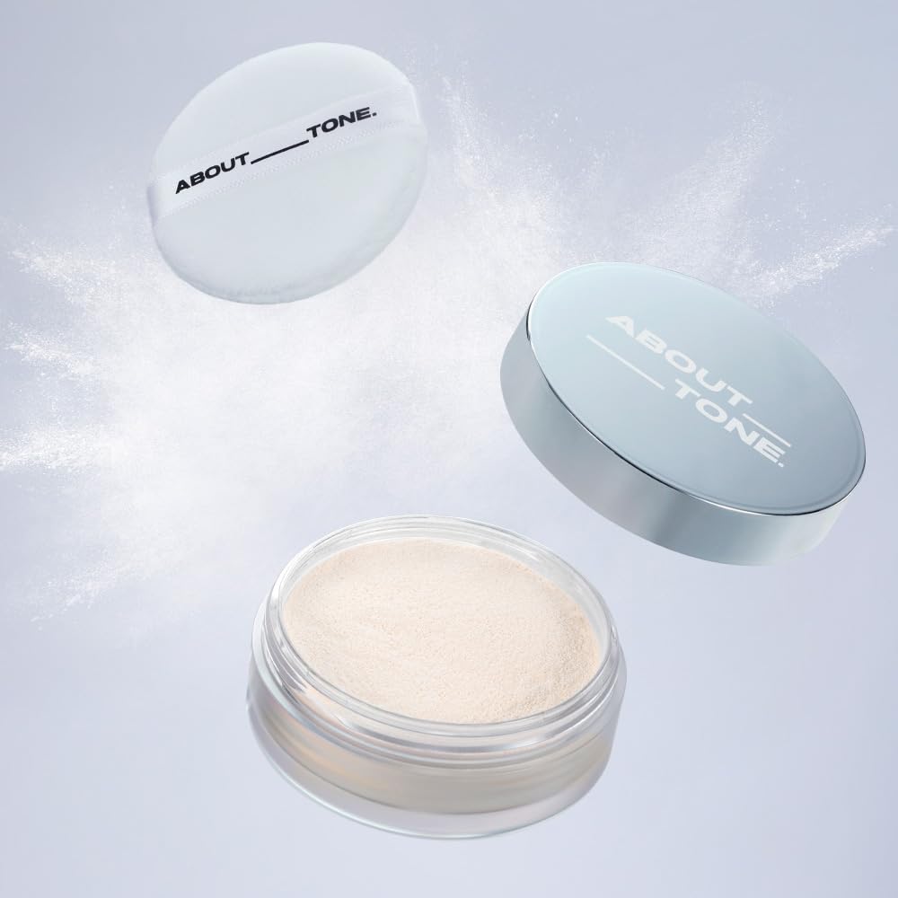 The Blur Finish Powder/Sheer Blurring Loose Powder, Lightweight Setting Powder with Long-Wear, Translucent Mineral Finishing Powder, Natural Skin Tone for Daily Makeup, Vegan, 10g/0.35oz.