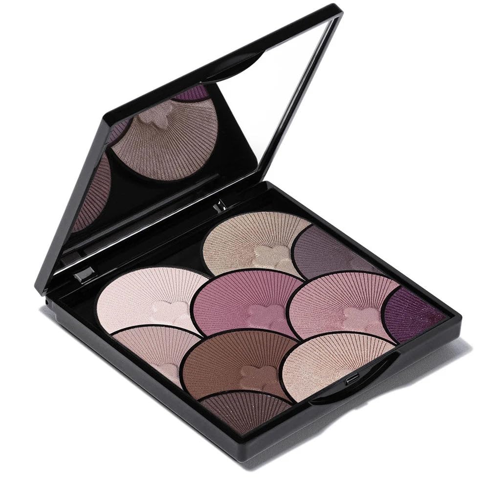 T.LeClerc Eye Shadow Palette | Retro-Chic 10-Color Nude Palette | Warm-Toned, Creamy Texture | Luminous, Long-Lasting Wear | Rich Pigments | Easy Makeup Removal (ROSE DES SABLES, 18G)