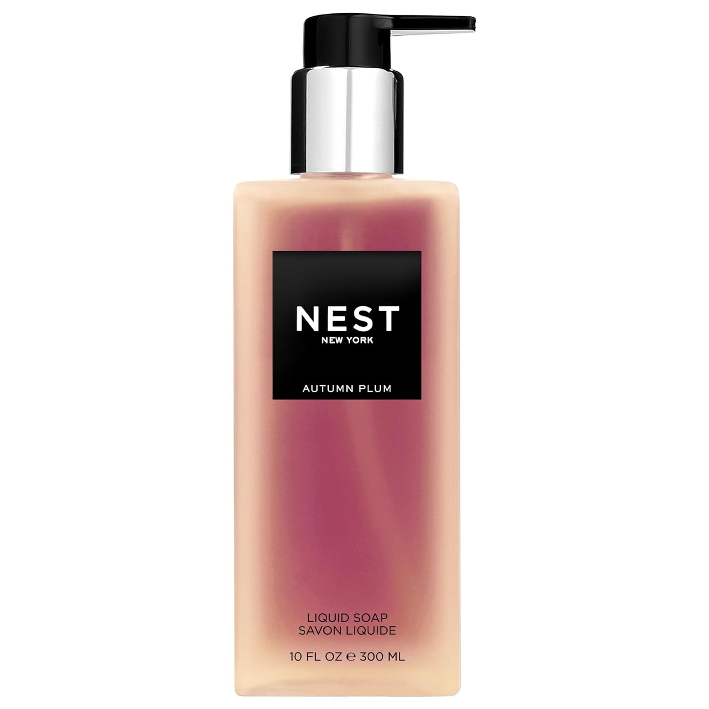 NEST New York Liquid Soap, Autumn Plum - 10 fl oz - Cleanses & Nourishes Skin - Approx. 300 Pumps Per Bottle - Gluten Free & Cruelty Free