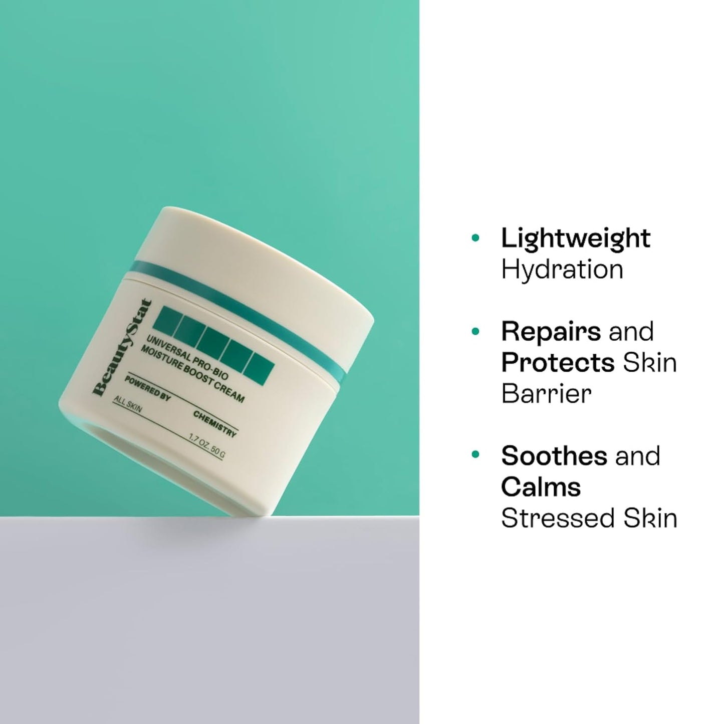 BeautyStat Cosmetics Women's Universal Pro-Bio Moisture Boost Cream, 1.7 Ounce