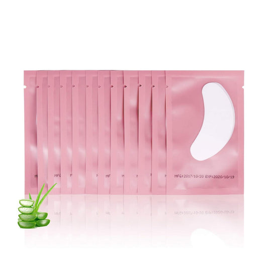 100 Pairs Set Gel pads for eyelash extensions, Comfy and Cool Under Eye Pads for Eyelash Extensions Eye Patches Beauty Tool
