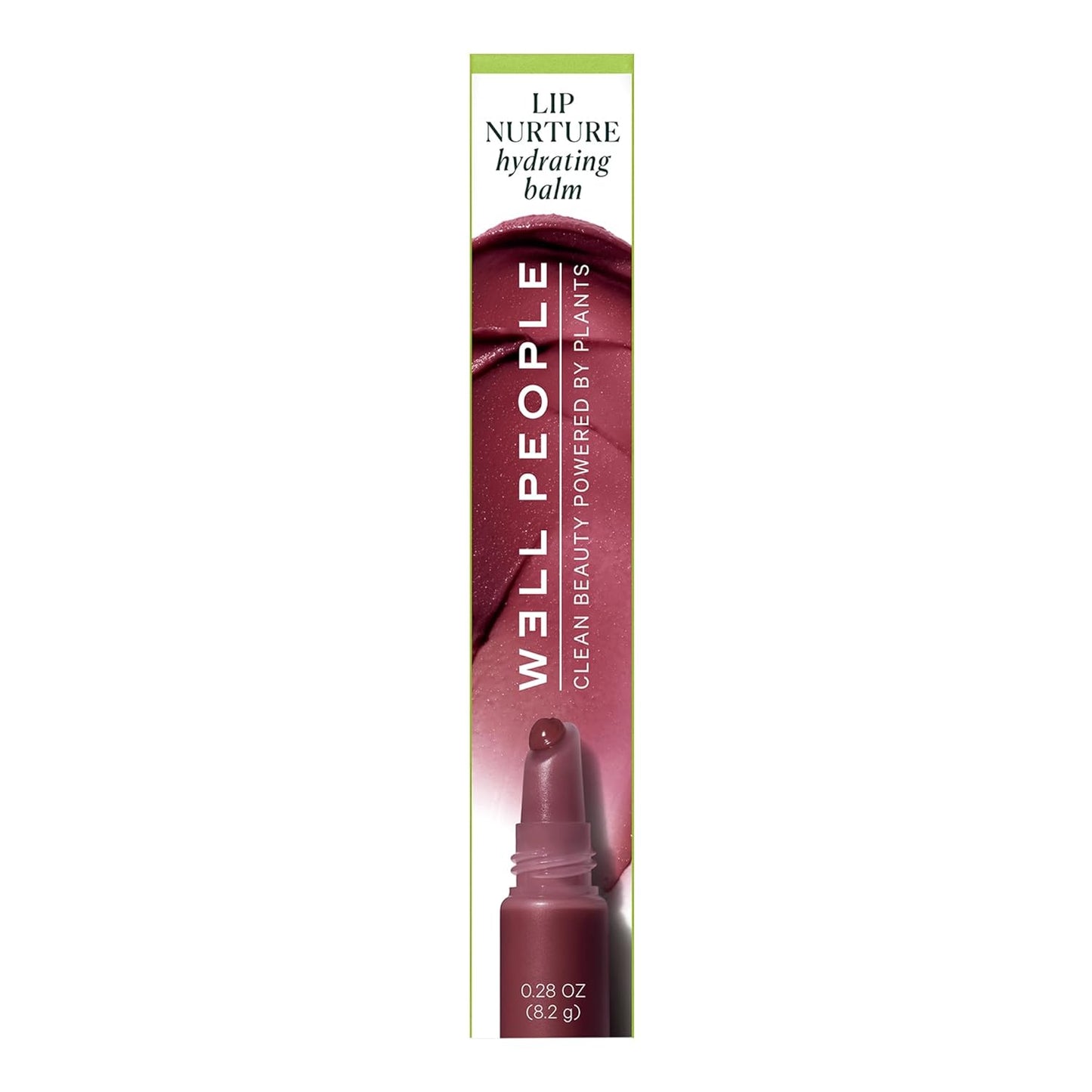 Well People Lip Nurture Hydrating Balm, Lip Balm For Hydration & Vibrant Sheer Color, Soothes & Softens Lips, Vegan & Cruelty-free, Black Cherry
