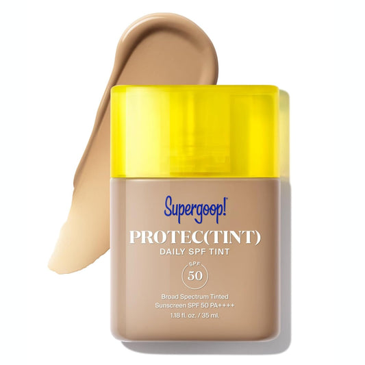 Supergoop! Protec(tint) Daily Skin Tint SPF 50 - 26W - Light, Buildable Coverage for Immediately Smooth, Even-Looking Skin - Natural Finish