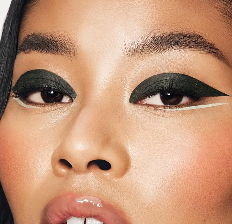 MAKE Beauty Liquid Line Waterproof Liquid Eyeliner Pen. Smudge-Proof Felt Tip for Precise Application of Lines, Wings, and Graphics. Long Lasting Eye Liner - Shade, Space Camp