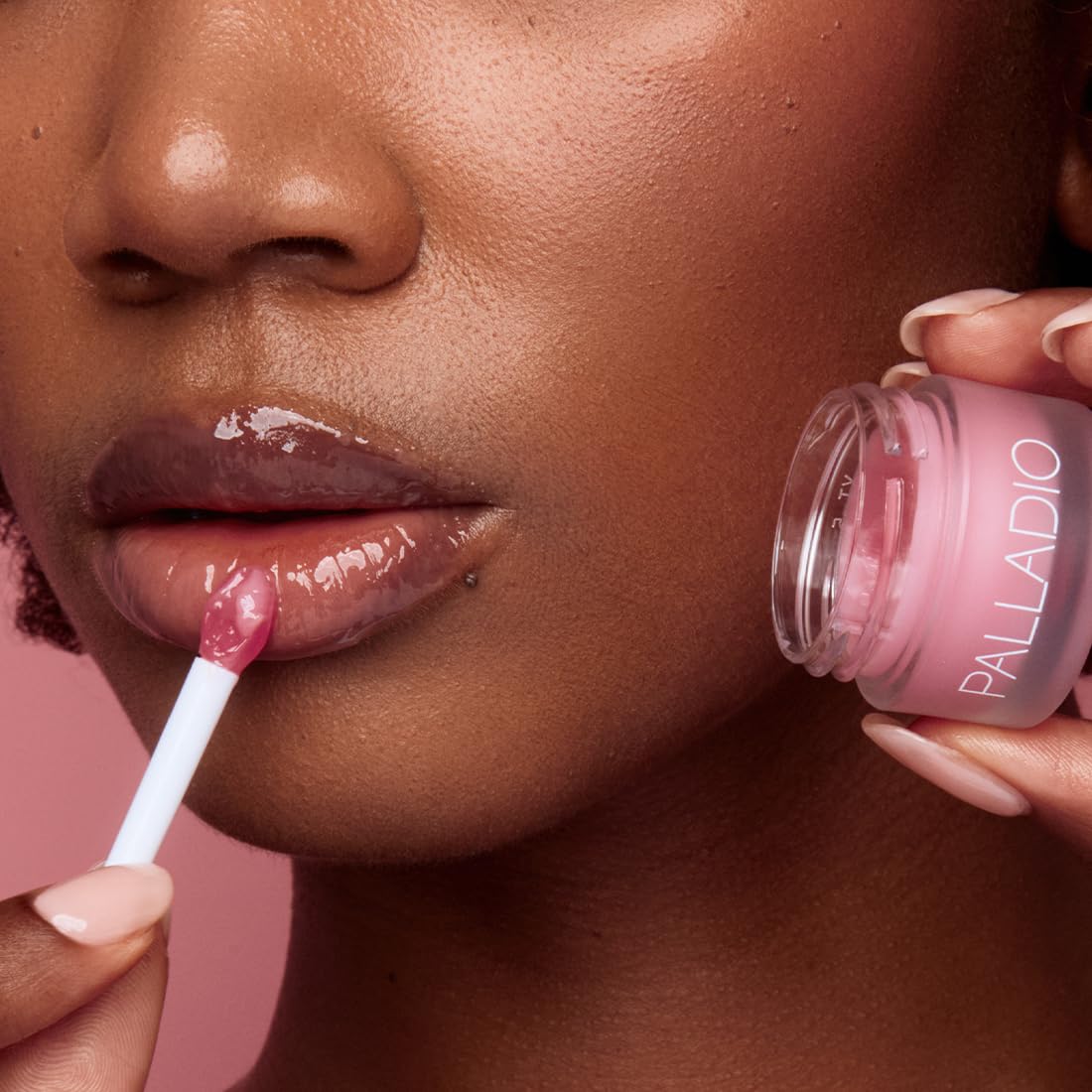 Palladio Lip Mask Intense Overnight Moisturizer to Nourish and Repair Dry Lips While Sleeping, Hydrates for Smooth, Soft, Plump Lips Infused with Shea Butter and Sweet Cherry