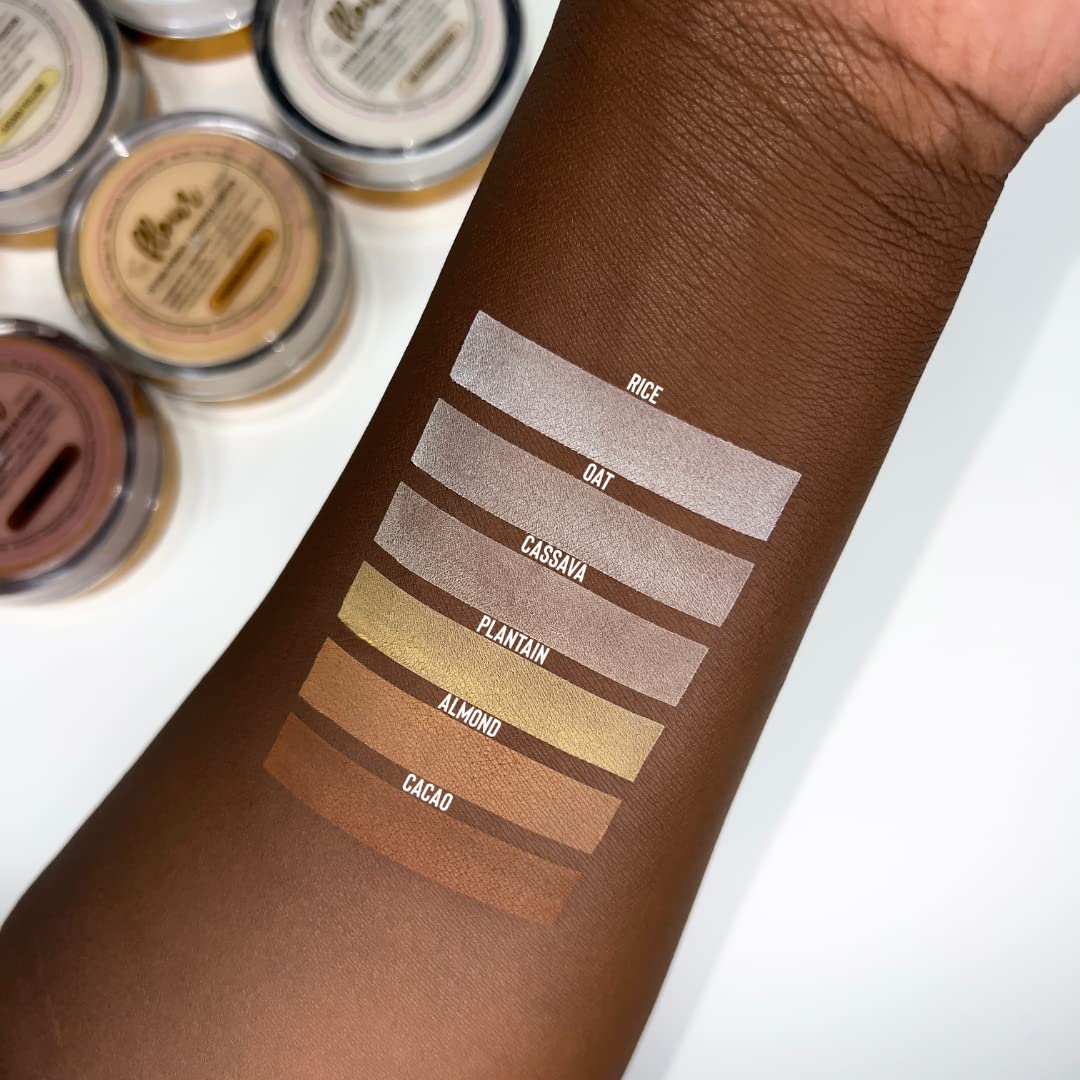 Beauty Bakerie Flour Setting Powder for Foundation, Loose Face Powder Makeup, Perfect for Oily Skin, Long-Lasting Matte Finish, Ideal for Baking and Blurring, 0.5oz, Cacao (Brown)