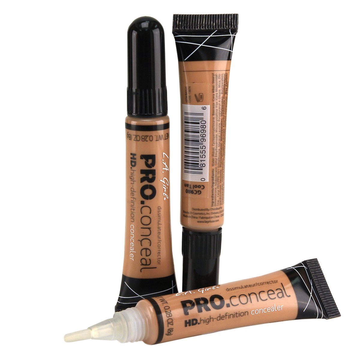 (CHOOSE YOUR COLOR) LA Girl HD Conceal High Definition Concealer 13 Color Choices (Cool Tan)