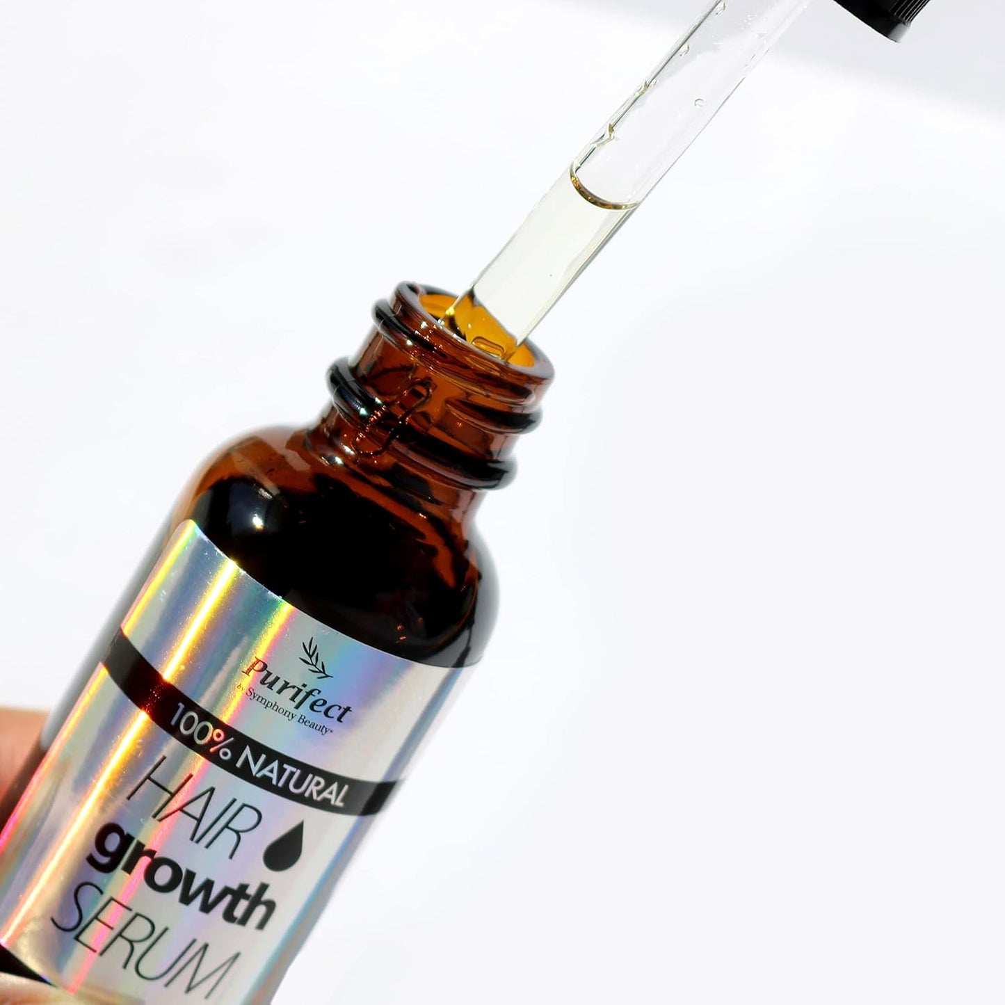 100 Natural Botanical Hair Growth Serum for Nourishing Hair Scalp and Protecting Hair loss, Moringa Camellia Rosemary Castor Tea Tree Peppermint Jojoba Blended , Made In USA (2oz)