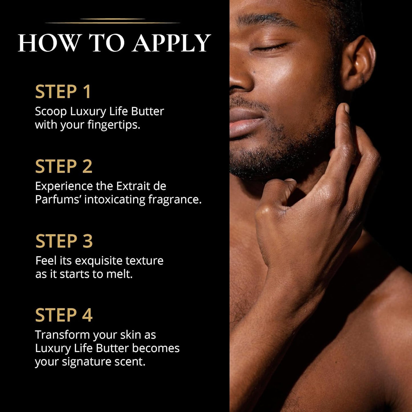 LUXURY LIFE BUTTER - Irresistibly Scented Body Butter with Hyaluronic Acid for Ultimate Moisture. Hydrates for a Non-Greasy Glamorous Glow (Presidential, Intimate Dessert, Tobacco Vanilla 5 oz)