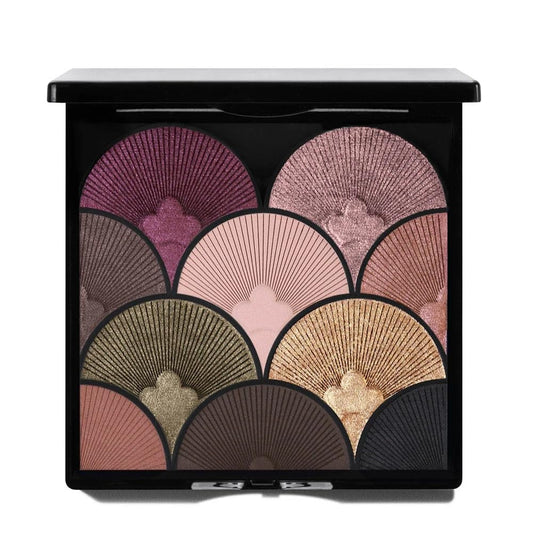 T.LeClerc Eye Shadow Palette | Retro-Chic 10-Color Nude Palette | Warm-Toned, Creamy Texture | Luminous, Long-Lasting Wear | Rich Pigments | Easy Makeup Removal (NUIT ÉTOILÉE, 18G)