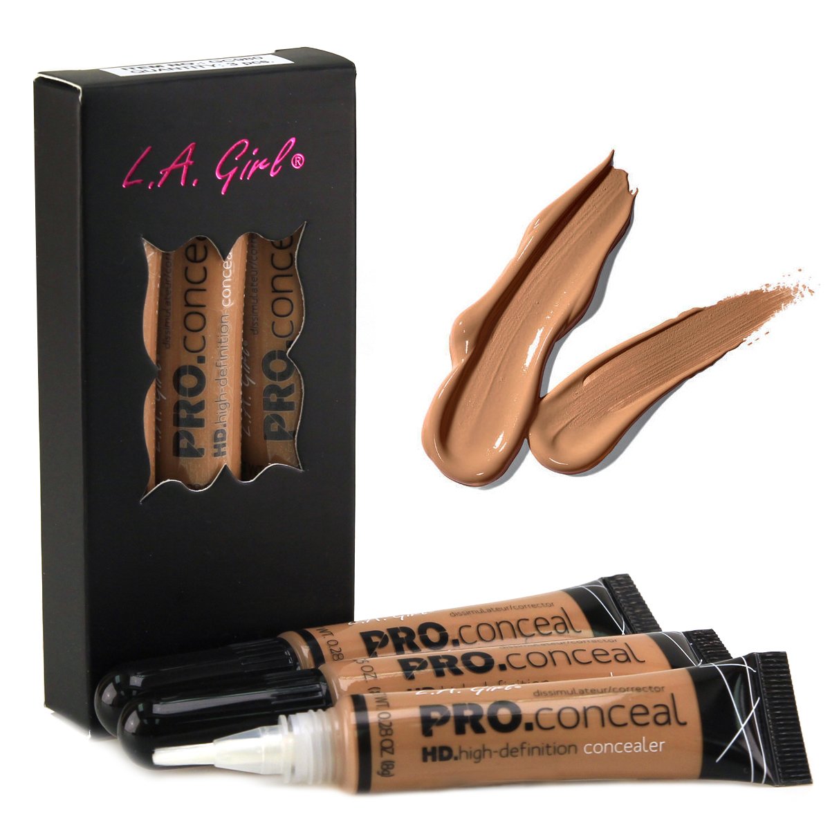 (CHOOSE YOUR COLOR) LA Girl HD Conceal High Definition Concealer 13 Color Choices (Cool Tan)