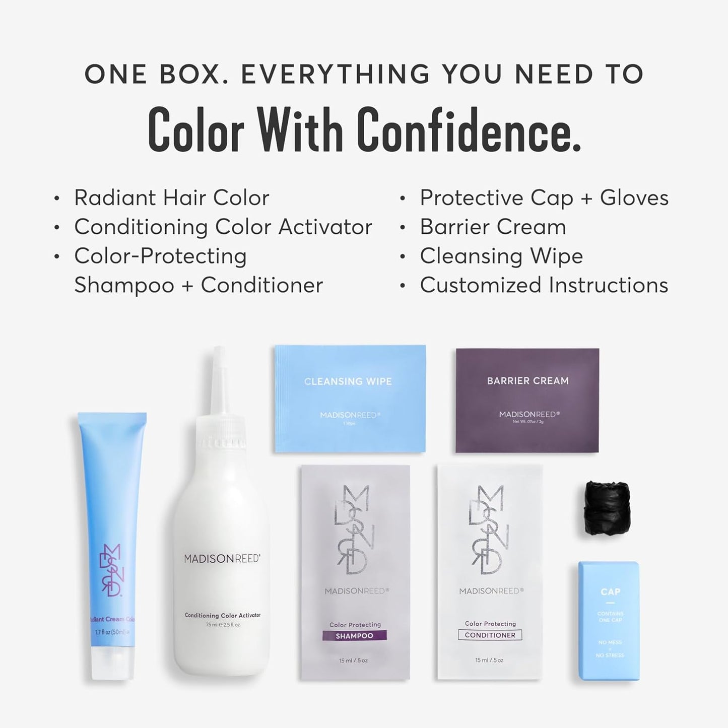 Madison Reed Radiant Hair Color Kit | 7NVA Light Cool Brown (Veneto Brown) for 100% Gray Hair Coverage | Dimensional Salon-Quality Permanent Hair Dye | PPD-Free & Ammonia-Free | 2 Pack