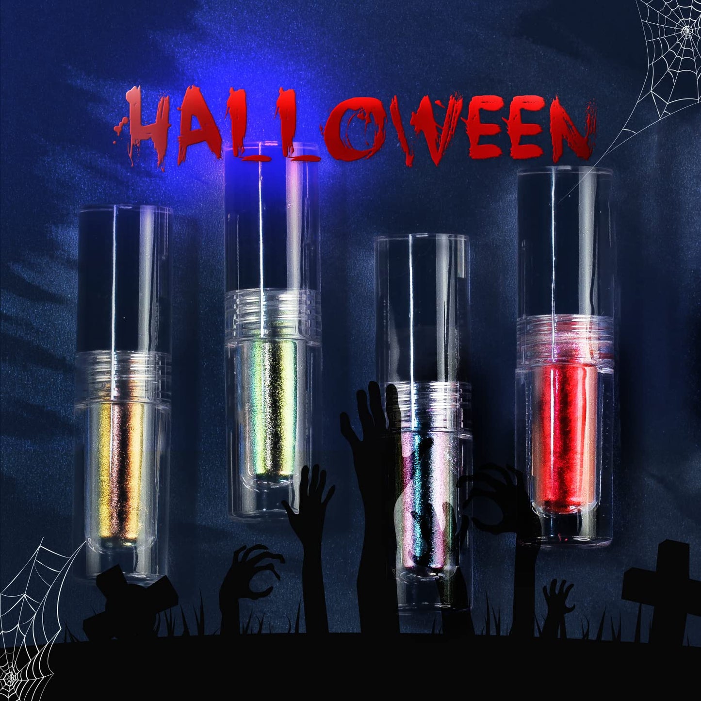 CHARMACY Liquid Duochrome Eyeshadow, Multi-Dimensional Eye Looks, Long Lasting Glitter Eye Shadow Sets Metallic Pigments, Quick Drying, Sparkling Shiny Eye Makeup for Beginners, 1.6g (#19)