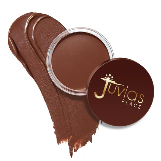 Juvia's Place Bronzed Cream Bronzer Amber - Creamy Bronzing Makeup Beauty Glow Sun Kissed Cheek Matte Shimmer Contour Long Lasting Finish Pigmented Bronze Light Buildable Blendable