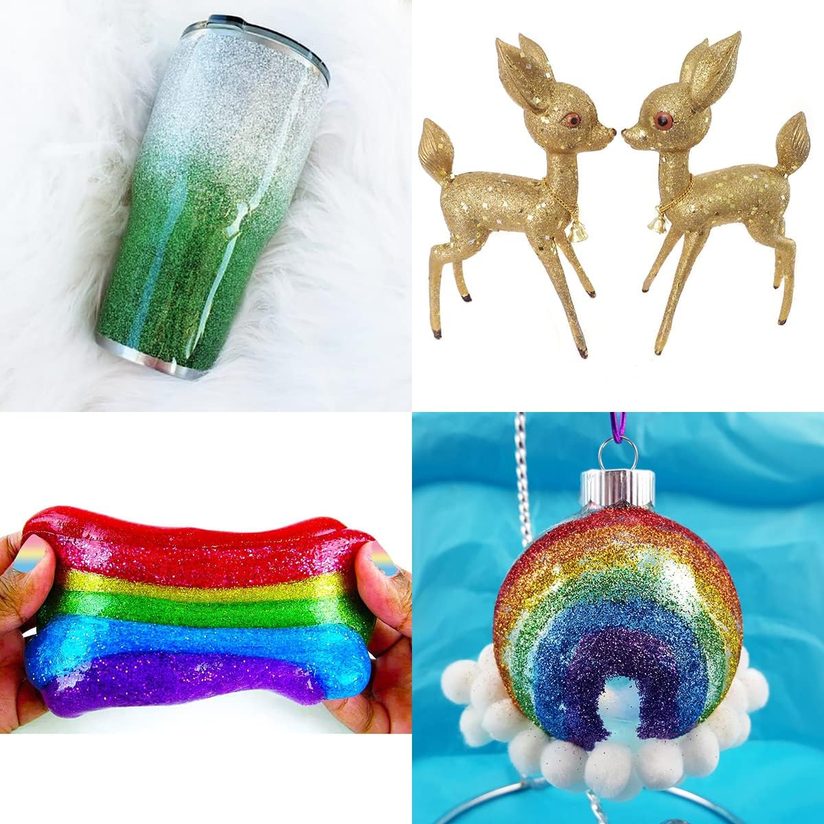 100g Holographic Ultra Fine Glitter, Sparkle Makeup Glitter, Extra Fine Craft Glitter Resin Sequins for Epoxy Glass Resin Art Tumblers Body Hair Face Nail (Laser Silver)