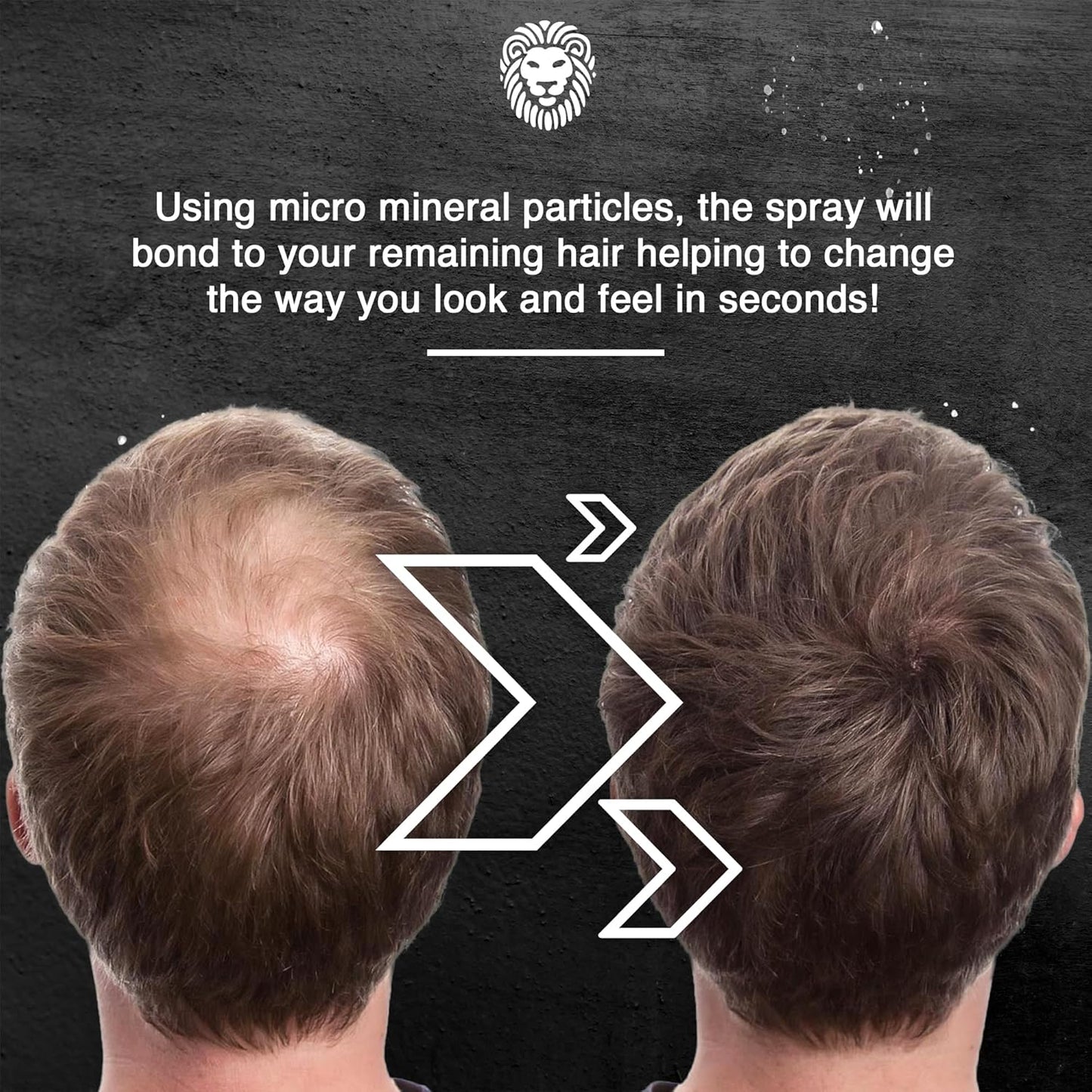 Mane Hair Thickening Spray & Root Touch Up, Instantly Thicker Hair for Men & Women, Fill in Hairlines and Hide Thinning and Fine Patches - Auburn, 12 Colors (6.76 oz)