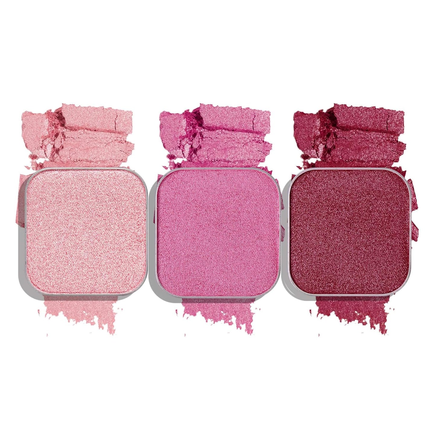 3-Color Eyeshadow Combo Pack – Matte & Shimmer Neutral Shades,Powder, Highly Pigmented, Long-Lasting, Refills Pans for Custom Magnetic Palette