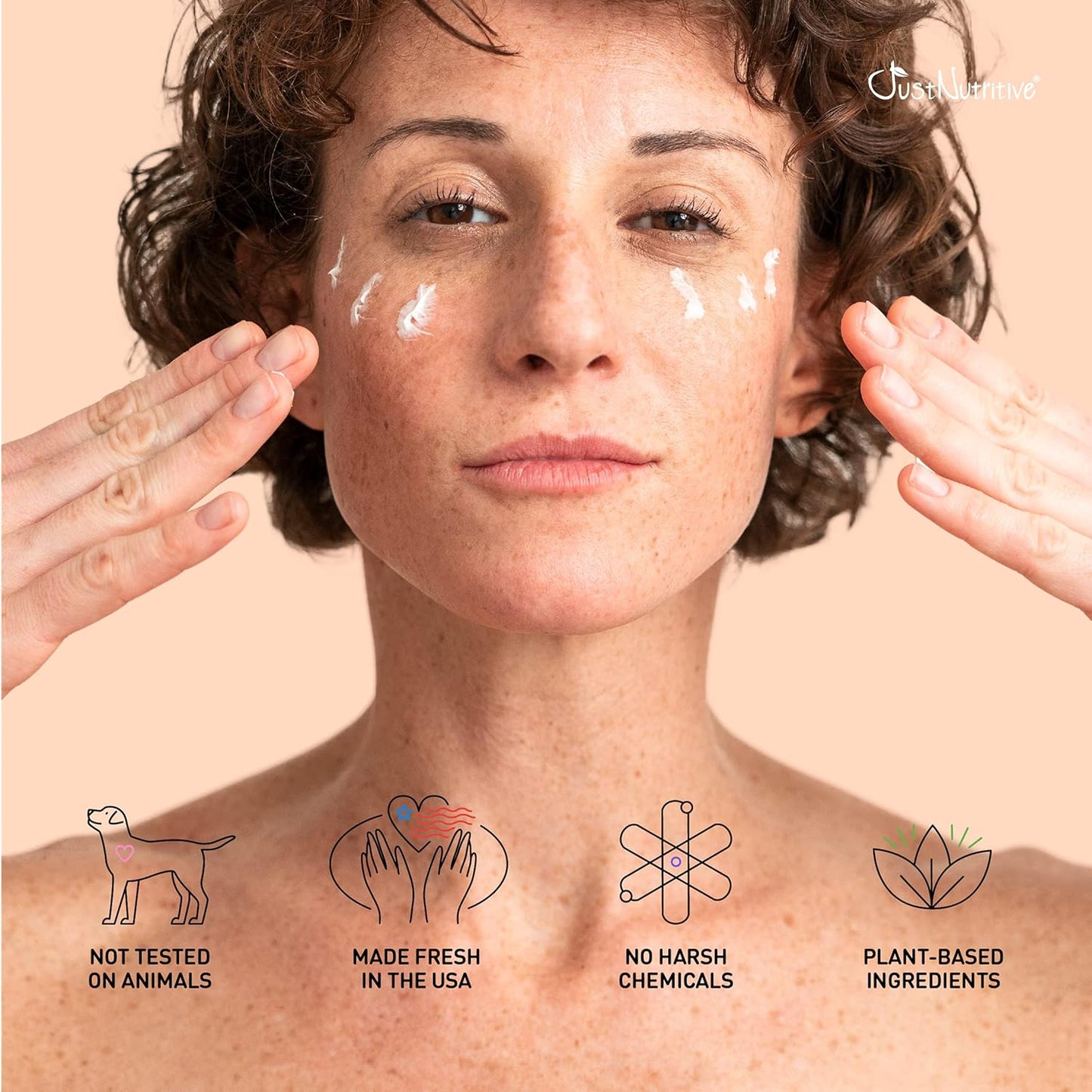 Just Nutritive Anti-Aging Day Facial Cream | Best Day Cream | Lasting Radiant Appearance | Leaves Skin Fresh Softens The Look of Fine Lines | Locks In Moisture 2oz