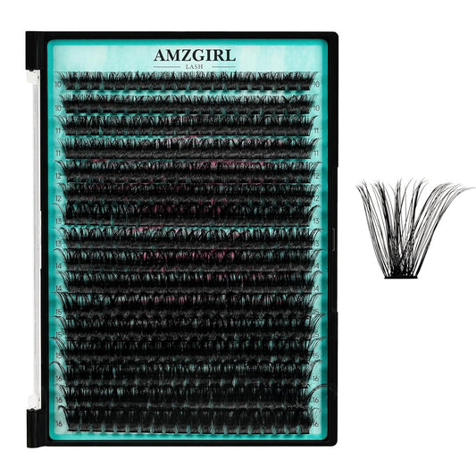 Lash Clusters 320Pcs 90D Eyelashes Cluster D Curl Individual Wispy Lashes Cluster for DIY Cluster Eyelash Extensions at Home for Beginners (Mix10-16mm)